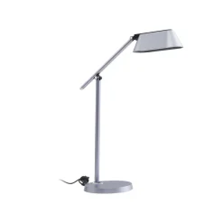 LED-bordlampe Thies, grå, ABS, højde 78 cm, dæmpbar^Lindby Discount