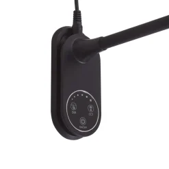 Lindby LED-bordlampe Valtaria, sort, CCT, dæmpbar