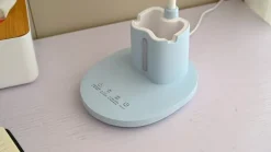 LED-bordlampe Zephyra, blå, CCT, dæmpbar^Lindby Discount