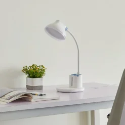 Lindby LED-bordlampe Zephyra, hvid, CCT, dæmpbar