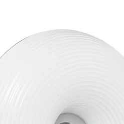 LED-bord-/væglampe Fjora, hvid/krom, Ø 30 cm, dæmpbar^Lindby Best