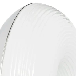 LED-bord-/væglampe Fjora, hvid/krom, Ø 30 cm, dæmpbar^Lindby Best