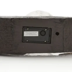 Lindby LED-dekorationslampe Adem, rustbrun, glas, 31 cm