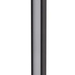 Lindby LED-gadelampe Neano, 80 cm, sort, metal, IP65