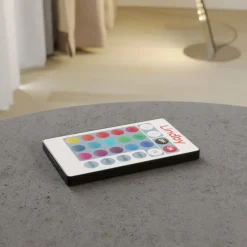 LED-gulvlampe Criostal, RGBW, dæmpbar, fjernbetjening^Lindby Outlet