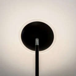 LED-gulvlampe Malea, sort, metal, dæmpbar, 180 cm^Lindby Online