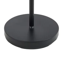 LED-gulvlampe Malea, sort, læselampe, dæmpbar^Lindby Discount