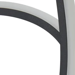 Lindby LED-gulvlampe Pajaro, 130 cm, sort, CCT, dæmpbar