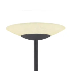 Lindby LED-gulvlampe Ragna, læselampe, sort, dæmpbar