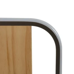 LED-gulvlampe Romilda, grå, træ, højde 122 cm^Lindby Clearance