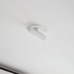 Lindby LED-indbygningslampe Eldrin, hvid, lysliste, 13,1 cm