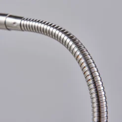 Lindby LED-klemmelampe Lionard, 53 cm, mat nikkel, metal