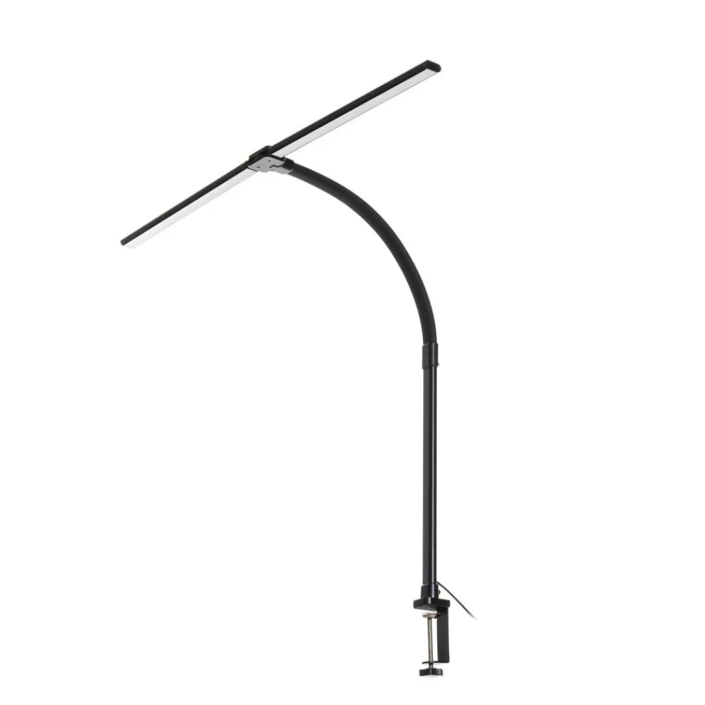 LED-klemmelampe Nilay, højde 97,5 cm, CCT, hjemmekontor^Lindby Sale