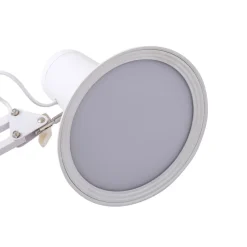 Lindby LED-klemmelampe Undra, hvid, metal, justerbar