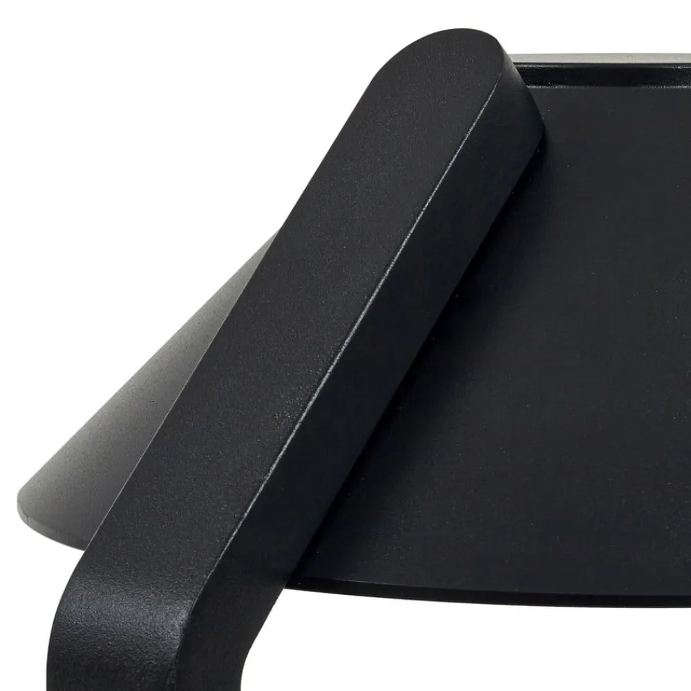 LED-lampe med jordspyd Capelo, sort, metal, 77 cm^Lindby Best