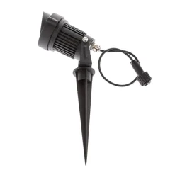 LED-lampe med jordspyd Malida, sæt med 3, sort^Lindby Discount