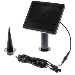 LED-lampe med jordspyd Malida, sæt med 3, sort^Lindby Discount