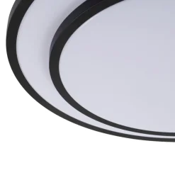 LED-loftlampe Duala, sort, RGB, CCT, fjernbetjening^Lindby Outlet