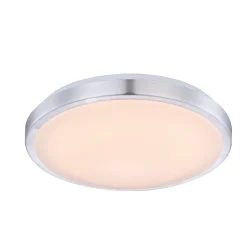 Lindby Gang|Loftlamper>LED-loftlampe Emelie, Ø 35 cm, aluminiumsfarvet, metal