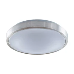 LED-loftlampe Emelie, Ø 42 cm, aluminiumsfarvet, metal^Lindby Clearance