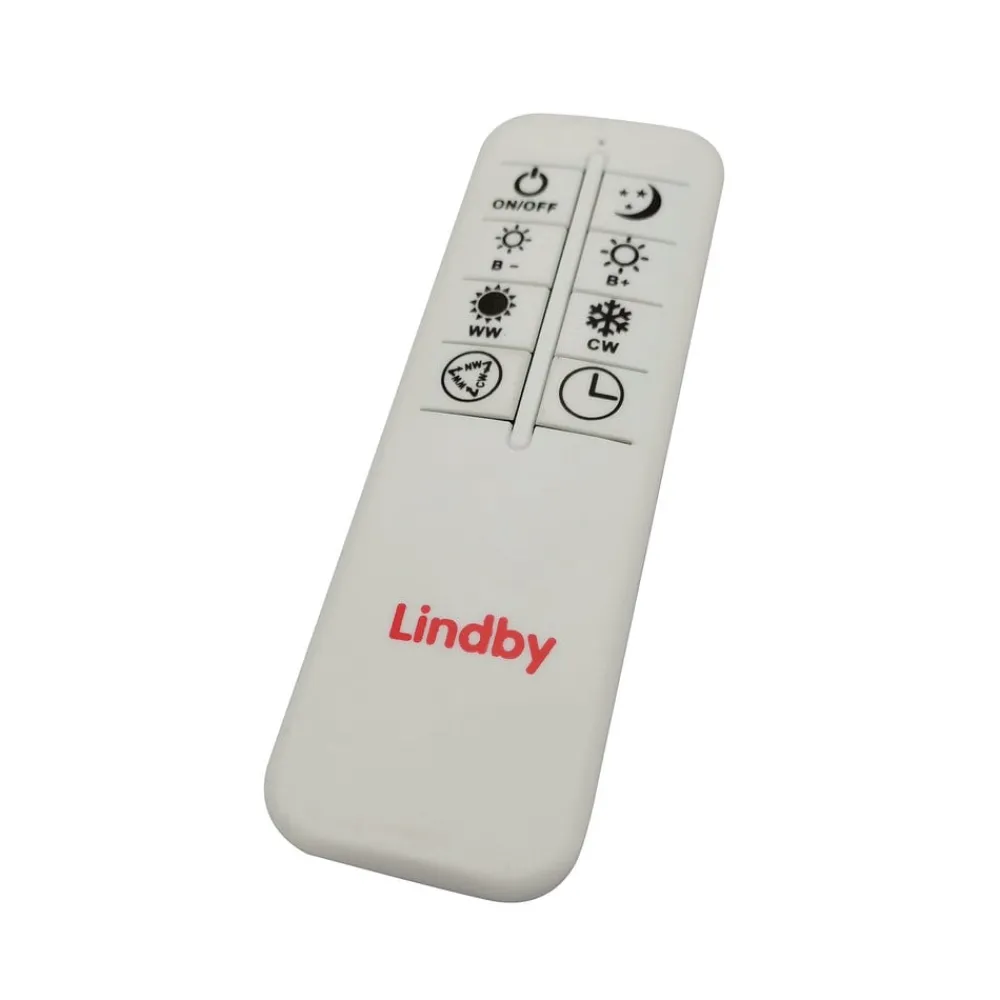 Lindby LED-loftlampe Emisua, sort, CCT, dæmpbar