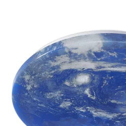 Børn Lindby LED-loftlampe Gaios Ø 38 cm, blå, CCT, dæmpbar