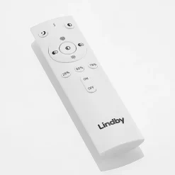 Børn Lindby LED-loftlampe Gaios Ø 38 cm, blå, CCT, dæmpbar