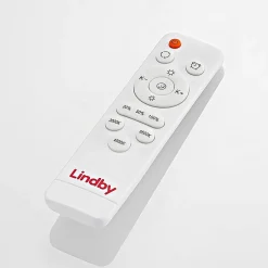 LED-loftlampe Gracjan, sort, metal, CCT, Ø45cm^Lindby Sale