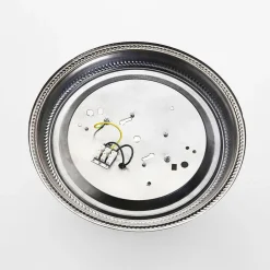 LED-loftlampe Henja, antik messing, Ø 32 cm, dæmpbar^Lindby Best