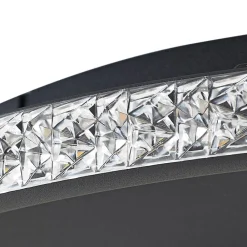 LED-loftlampe Inessa, Ø 51 cm, sort, CCT, dæmpbar^Lindby Discount