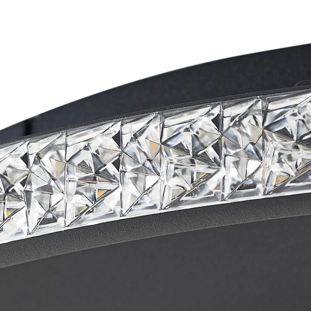 LED-loftlampe Inessa, Ø 51 cm, sort, CCT, dæmpbar^Lindby Discount