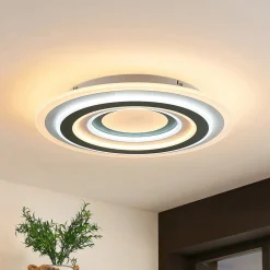 Lindby Loftlamper|Loftlamper>LED-loftlampe Jazmina, 50 cm, CCT, fjernbetjening