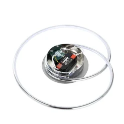 Lindby LED-loftlampe Joline, Ø 46 cm, kromfarvet, metal