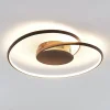 Lindby Gang|Loftlamper>LED-loftlampe Joline, Ø 45 cm, rustbrun, metal