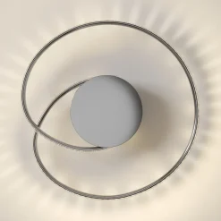 LED-loftlampe Joline, Ø 45 cm, krystaller, metal^Lindby Hot