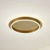 Lindby Gang|Loftlamper>LED-loftlampe Kunis, guld, plast, Ø 46 cm