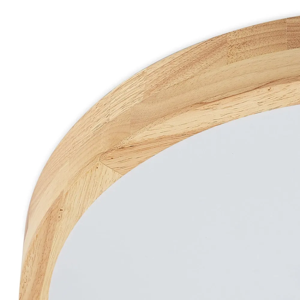 Lindby Gang|Loftlamper>LED-loftlampe Lanira, Ø 50 cm, træ, fjernbetjening, CCT