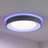 Lindby Gang|Loftlamper>LED-loftlampe Lindum, RGB, CCT, fjernbetjening, dæmpbar