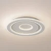 LED-loftlampe Lorvik, Ø 40 cm, hvid, CCT, dæmpbar^Lindby