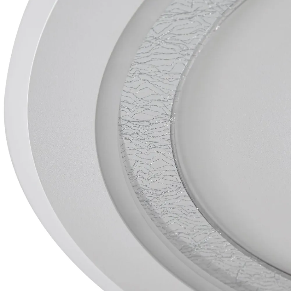 LED-loftlampe Lorvik, Ø 40 cm, hvid, CCT, dæmpbar^Lindby