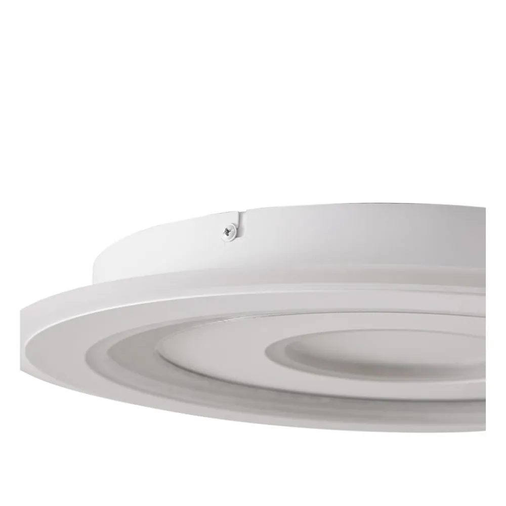 LED-loftlampe Lorvik, Ø 40 cm, hvid, CCT, dæmpbar^Lindby