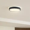 Lindby LED-loftlampe Manala, betongrå, RGB, CCT, fjernbetjening