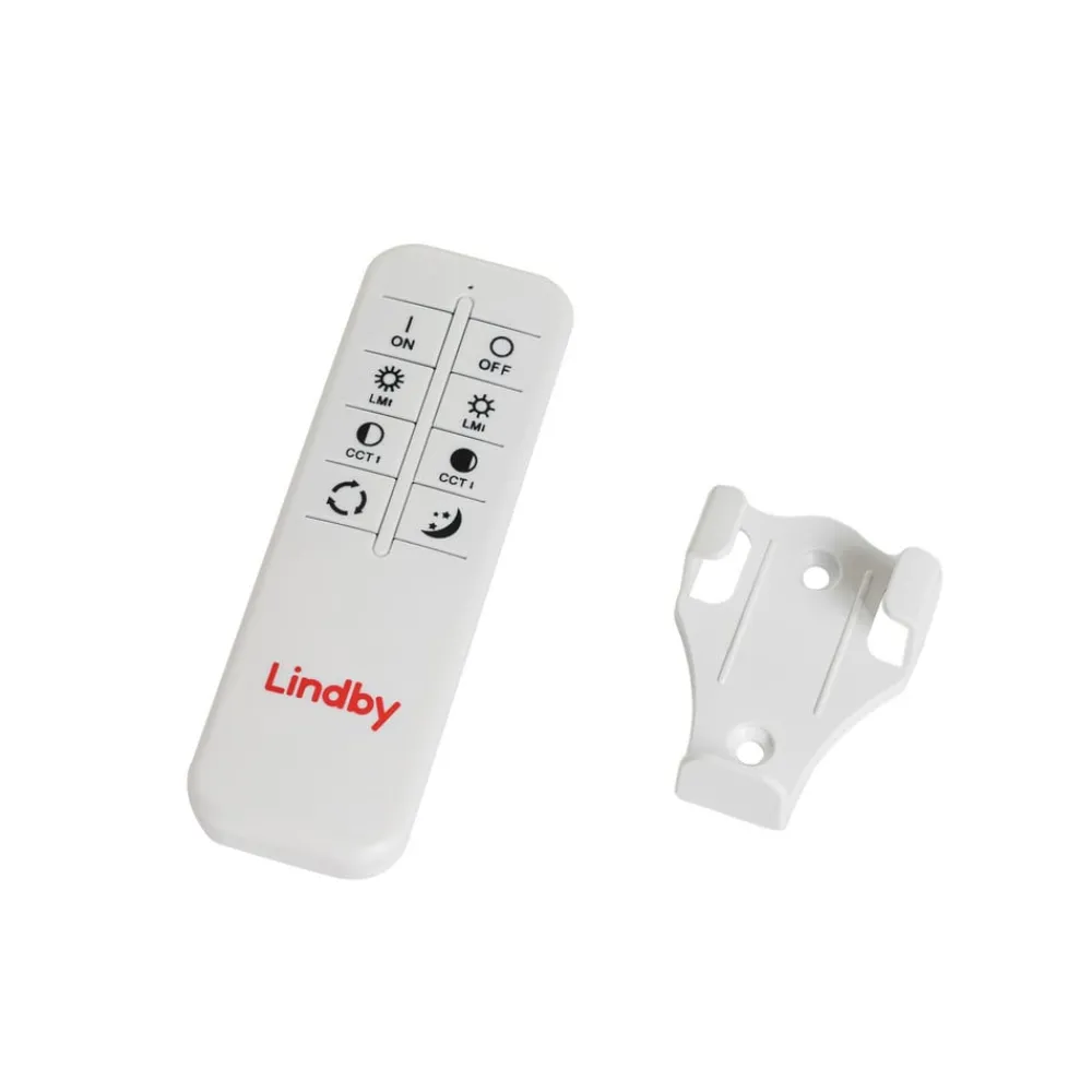 Lindby Gang|Loftlamper>LED-loftlampe Milada, sort, CCT, fjernbetjening