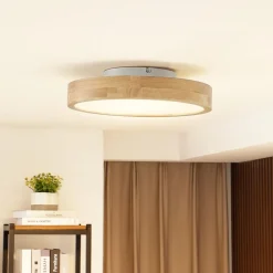 LED-loftlampe Milada, eg, CCT, fjernbetjening^Lindby Discount