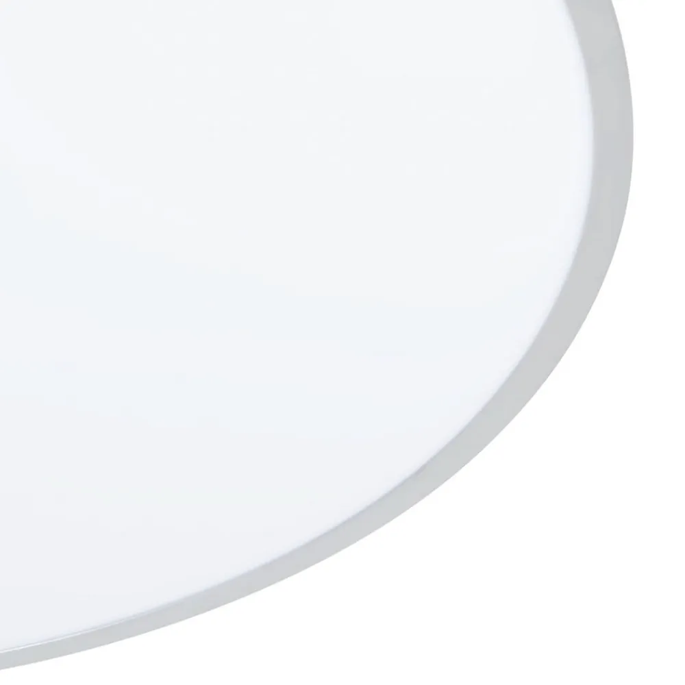 Lindby LED-loftlampe Narima, 4.000 K, Ø 100 cm, sølv