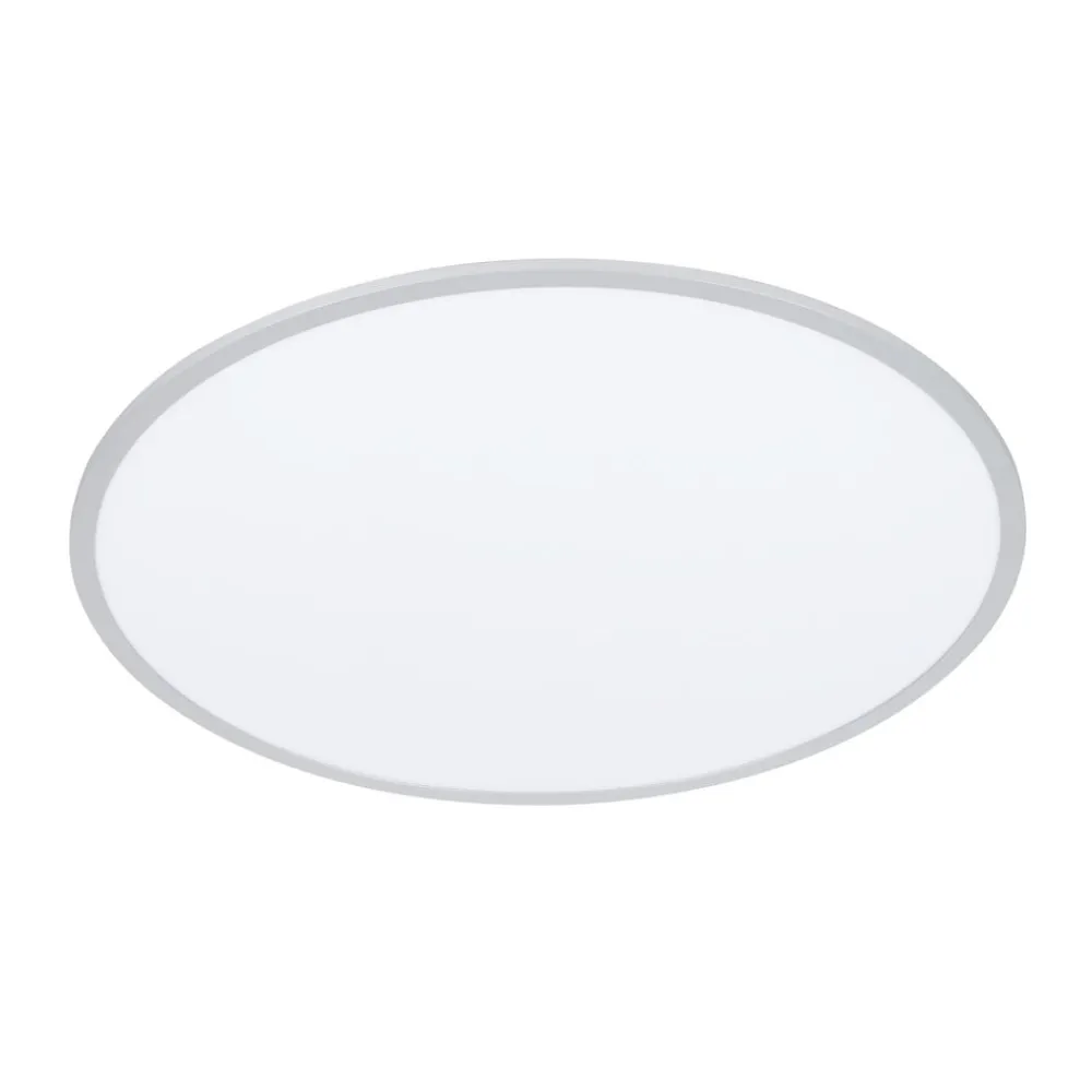 Lindby Arbejdsrum/Kontor|Loftlamper>LED-loftlampe Narima, 4.000 K, Ø 80 cm, sølv