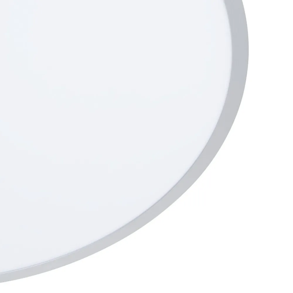 Lindby Arbejdsrum/Kontor|Loftlamper>LED-loftlampe Narima, 4.000 K, Ø 80 cm, sølv