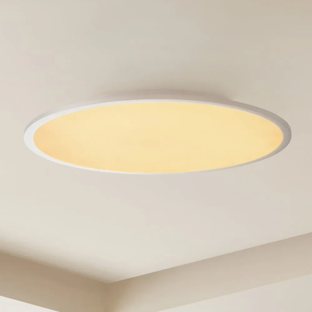 Lindby Arbejdsrum/Kontor|Gang>LED-loftlampe Narima, CCT, Ø 60 cm, sølv