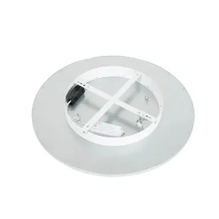 LED-loftlampe Narima, 4.000 K, Ø 50 cm, sølv^Lindby Discount