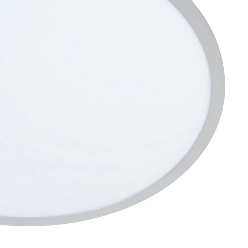 Lindby Arbejdsrum/Kontor|Loftlamper>LED-loftlampe Narima, 4.000 K, Ø 60 cm, sølv